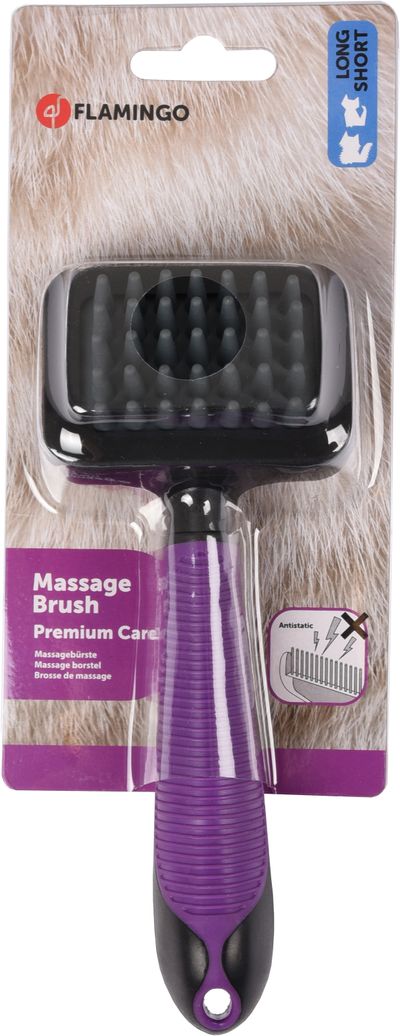 Brosse de massage chat+poignee s