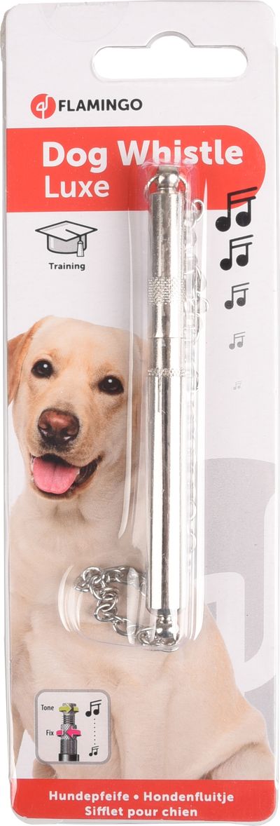Siflet pour chien luxe metal 11cm