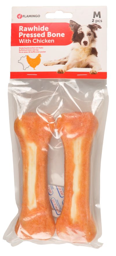 Os blan pr2pcs viande poul220g-15cm