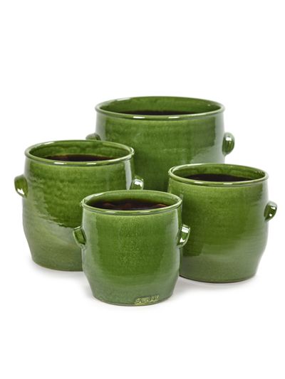 Jars Pot handles groen d16 h16