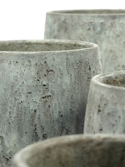 Clay Pot roots 14x14x13 gris