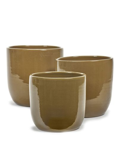 Glazed shades Pot mosterd d29 h27
