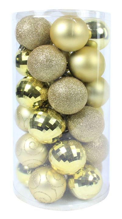 Kerstbal goud (30sts)