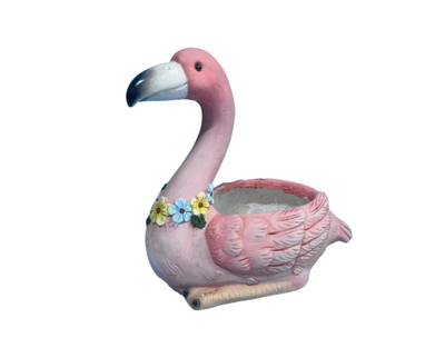 Flamingo pot
