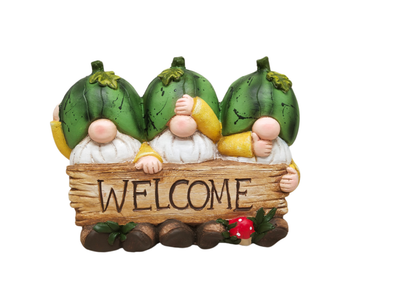 Watermeloen kabouters Welcome met led