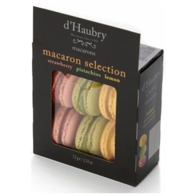 Macarons fraise-pistache-citron