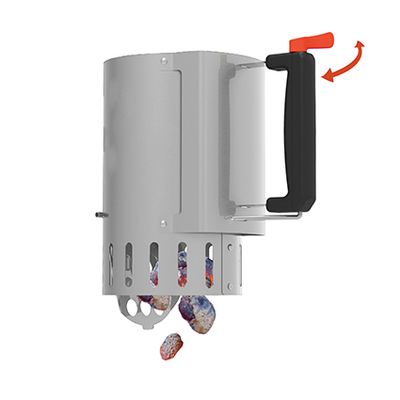 Cheminée d'allumage avec safe-drop