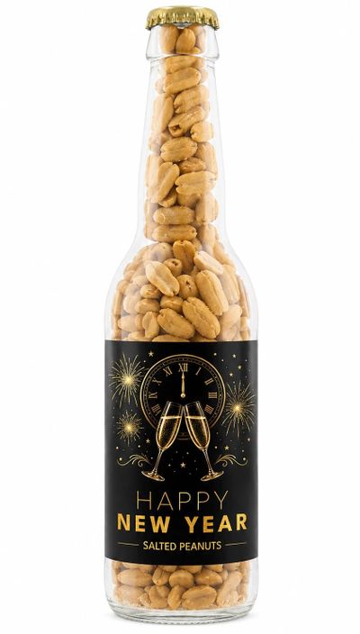 Pinda's happy new year flesje 210g