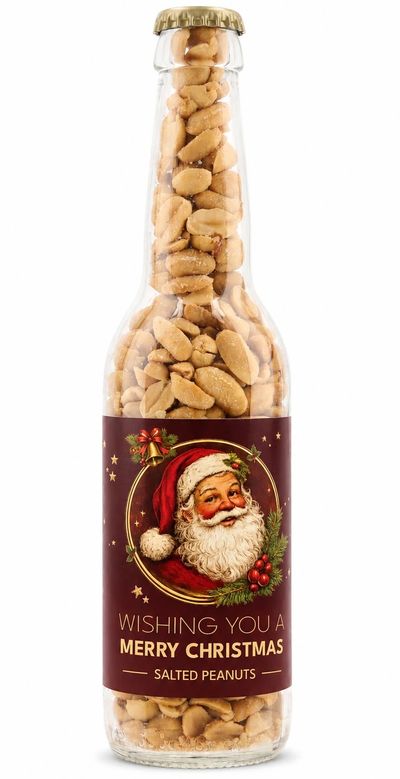 Pinda's merry christmas flesje 210g