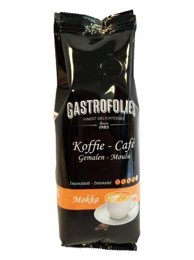 Koffie gemalen mokka