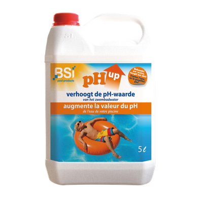 Bidon avec 5 l Ph up liquid
