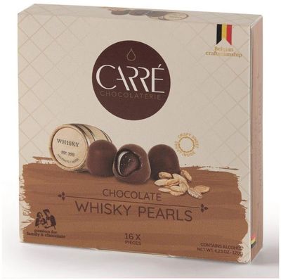 Chocolate whisky pearls