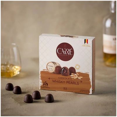 Chocolate whisky pearls
