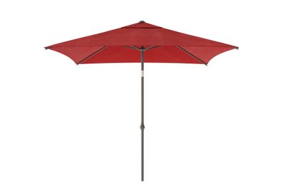 Parasol droit miami 250x200 anthracite-rouge