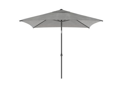 Parasol droit miami 250x200 alu/teck-gris clair
