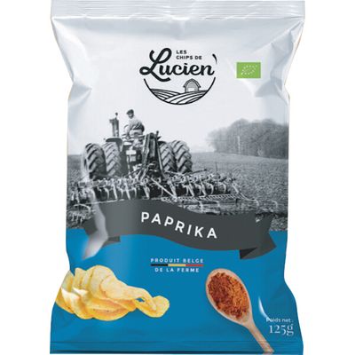 Chips belge de la ferme paprika 125g
