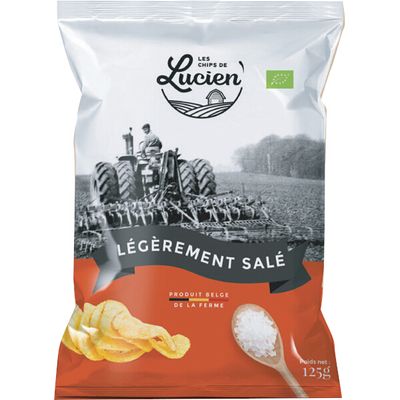 Chips belge de la ferme légèrement salé 125g