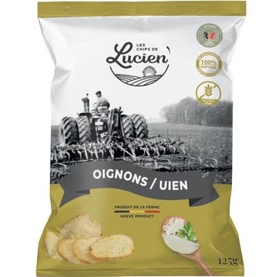 Chips belge de la ferme aux oignons 125g