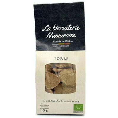 Biscuits poivre bio