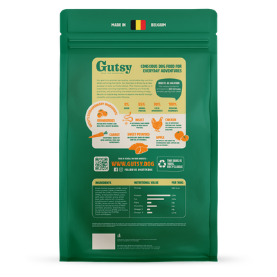 Hondenbrokken kip en insect 6kg puppy 