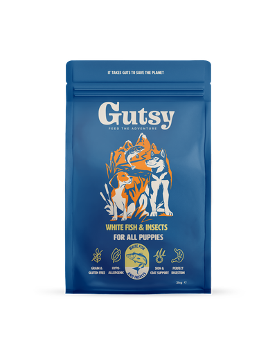Poisson et insect 2kg chiot