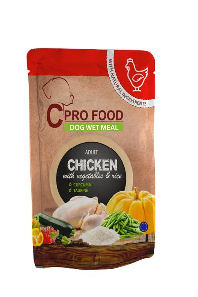 Dog fresh meal adult chicken
