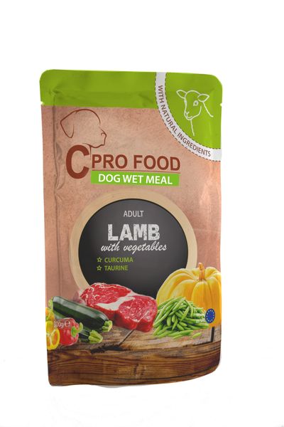 Dog fresh meal adult lamb