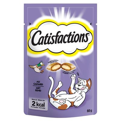 Snack voor katten | catisfaction eend 60g