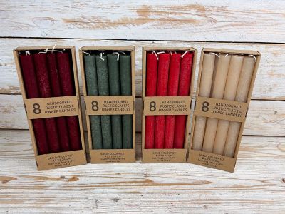 Bougie rustique 2,2x24cm 8pcs
