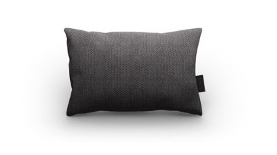 Luxury | Outdoor Cushion 'Woven Anthracite' 60x40cm