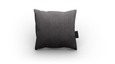 Luxury | Outdoor Cushion 'Woven Anthracite' 45x45cm