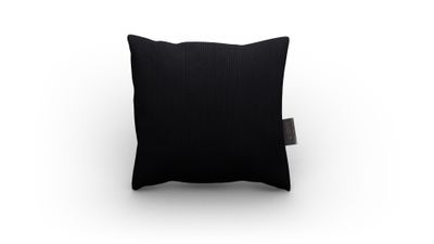 Luxury | Outdoor Cushion 'Rib Black' 45x45cm