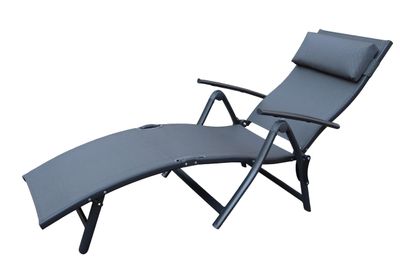 Altea opvouwbaar ligbed antraciet