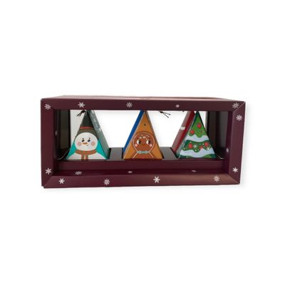 Boîte de 6 sachets de thé personnages de noël
