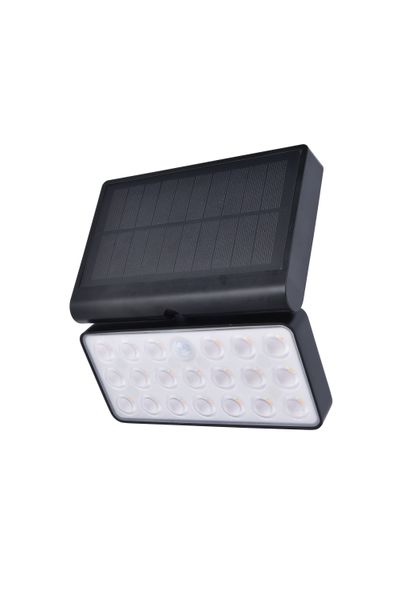Tuda solar lamp zwart led 8.5w