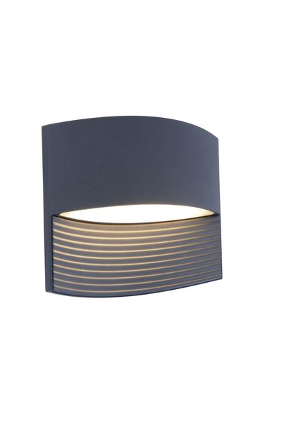 Lotus applique murale gris foncé led 11w