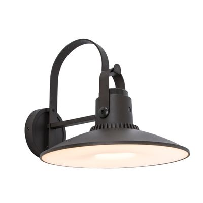 Darli wandlamp donkergrijs led
