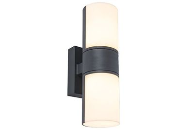 Cyra wandlamp met 2 lichkoppen donkergrijs led 16.1w