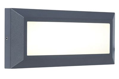 Helena wandlamp donkergrijs led 11w