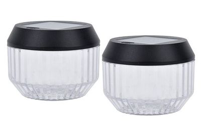 Diva solar draagbare lamp zwart led 0.11ww