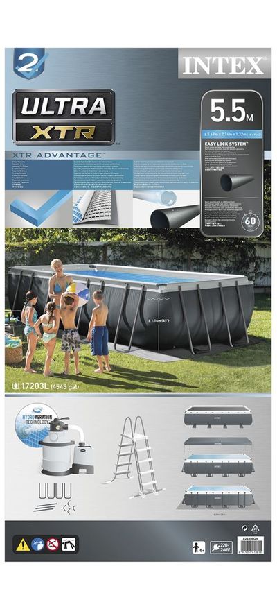 Ultra XTR rectangular frame pool set 549x274x132cm