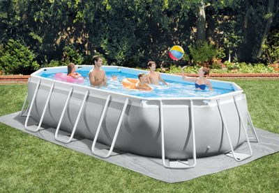 Prism frame oval pool set 503x274x122cm