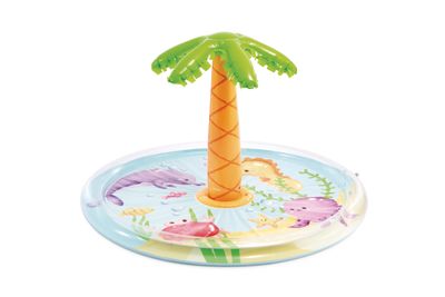 Piscine à jets palmier