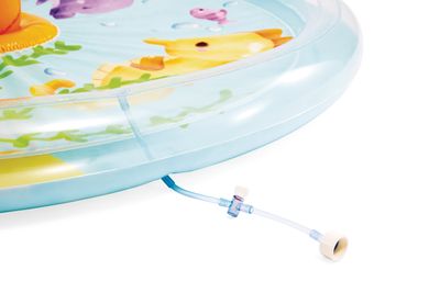 Piscine à jets palmier
