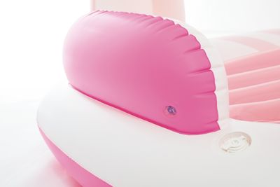 Pink paradise boat float