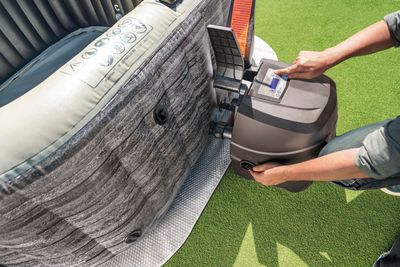 Purespa greystone carré set 6 personnes