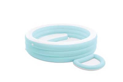 Piscine lounge swim center avec auvent