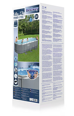 Zwembad Power Steel oval pool set