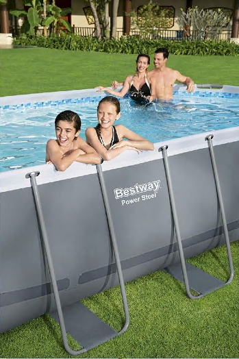 Zwembad Power Steel oval pool set
