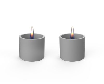 Breeze 8 céramique - set de 2 bougies